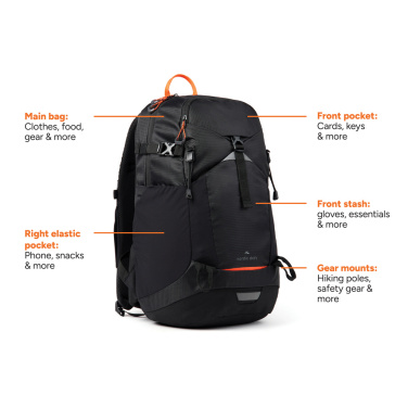 Logotrade Werbegeschenke das Foto: Nordic Drift Trail RCS Rucksack 24L