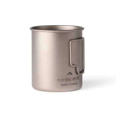 Logotrade Firmengeschenke das Foto: Nordic Drift Trail Ultraleichte Titan-Becher 450ml