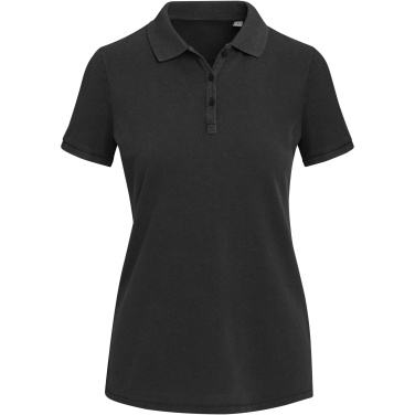 Logotrade Werbeartikel das Foto: Calgary Poloshirt für Damen im Washed Look, 200 g/m2
