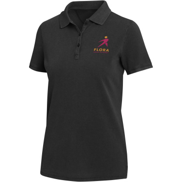 Logotrade Werbegeschenke das Foto: Calgary Poloshirt für Damen im Washed Look, 200 g/m2