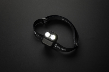 Logotrade werbemittel das Foto: Gear X Stirnlampe mit Bewegungssensor aus RCS rec. ABS