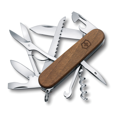 Logotrade Werbegeschenke das Foto: VICTORINOX Pocket Knife Huntsman Wood 13 Funktionen