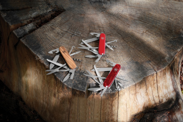 Logotrade Firmengeschenke das Foto: VICTORINOX Pocket Knife Huntsman Wood 13 Funktionen