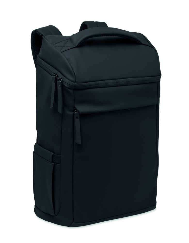 Logotrade werbemittel das Foto: 15" PU Laptop-Rucksack