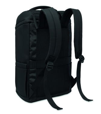 Logotrade Firmengeschenke das Foto: 15" PU Laptop-Rucksack