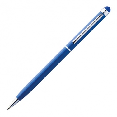 Logotrade promotional merchandise picture of: Ball pen with touch pen 'New Orleans'  color blue