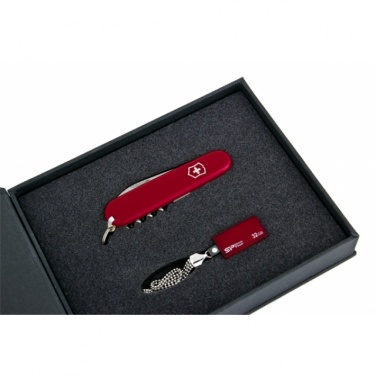 Logotrade promotional merchandise image of: Giftset in red colour  8GB	color red