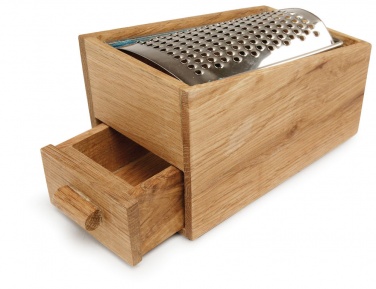 Logo trade advertising product photo of: Sagaform oak cheese grating box