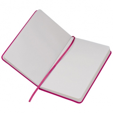 Logotrade promotional item image of: Notebook A6 Lübeck, pink
