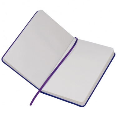 Logotrade promotional item picture of: Notebook A6 Lübeck, purple