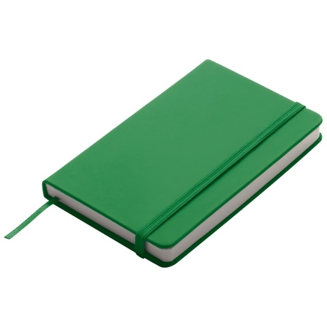 Logotrade promotional merchandise image of: Notebook A6 Lübeck, green