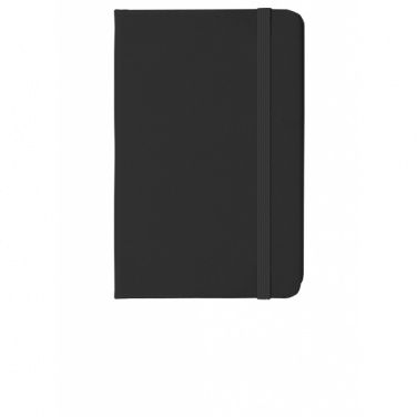 Logo trade promotional product photo of: Notebook A6 Lübeck, black