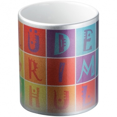 Logotrade corporate gift picture of: Sublimation mug Alhambra, metallic silver