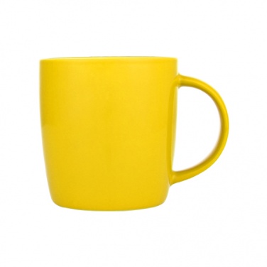 Logo trade promotional gifts picture of: Ceramic mug Martinez, yellow