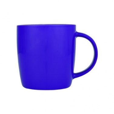 Logo trade promotional gifts image of: Ceramic mug Martinez, blue