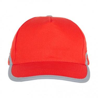 Logo trade promotional giveaways picture of: 5-panel reflective cap 'Dallas'  color red