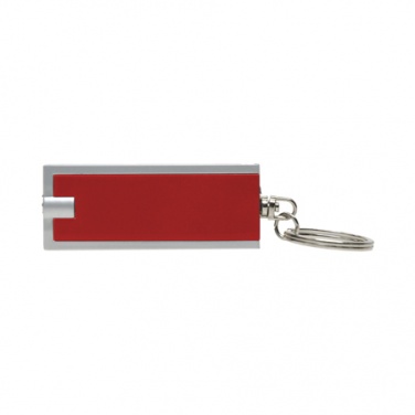 Logotrade advertising product picture of: Plastic key ring 'Bath'  color red