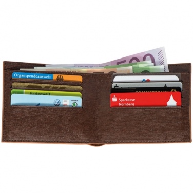 Logotrade promotional merchandise picture of: Mens wallet Glendale, brown