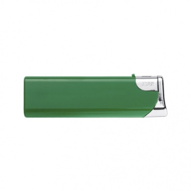 Logo trade promotional items image of: Electronic lighter 'Knoxville'  color green
