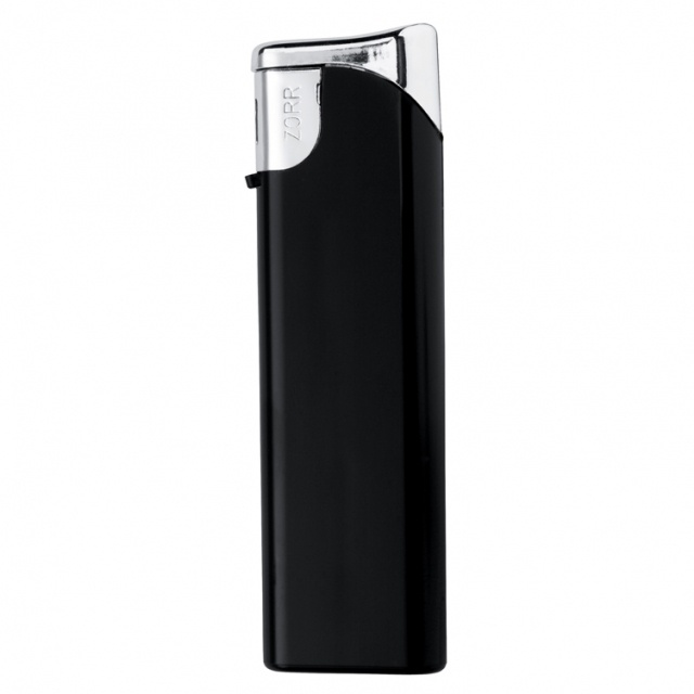 Logo trade promotional merchandise photo of: Electronic lighter 'Knoxville'  color black