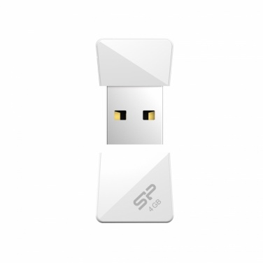 Logotrade promotional item picture of: USB stick Silicon Power 64 GB white