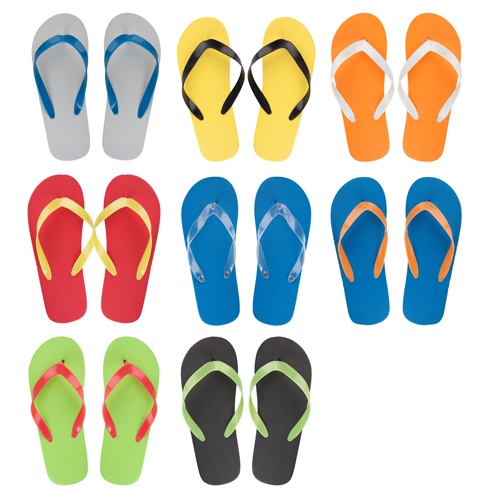 Logo trade corporate gifts image of: Colourful beach slippers