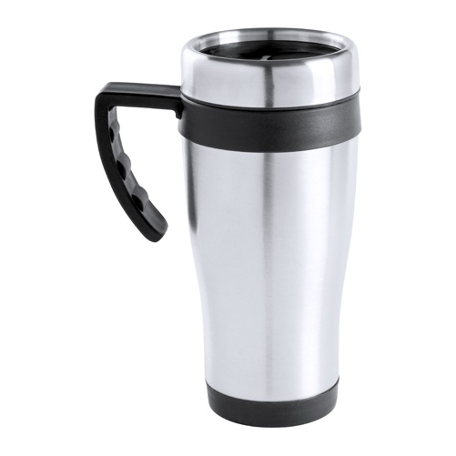 Logo trade promotional giveaways image of: thermo mug AP781216-10 black