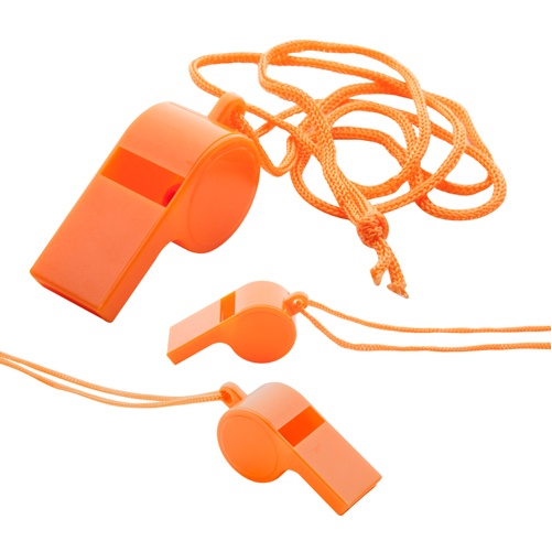 Logotrade promotional item image of: whistle AP810376-03 orange