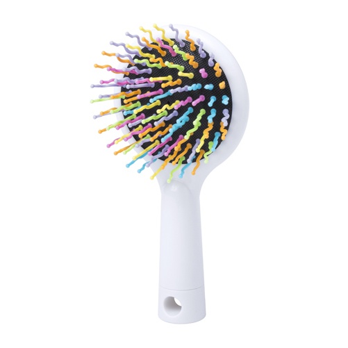 Logotrade promotional giveaways photo of: hairbrush with mirror AP781435-01 white