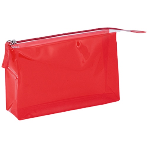 Logotrade promotional gift picture of: cosmetic bag AP731731-05 red