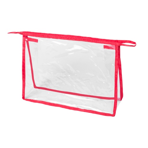 Logo trade advertising products image of: cosmetic bag AP741776-05 red