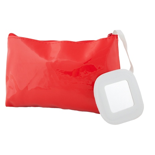 Logo trade advertising product photo of: cosmetic bag AP791458-05 red