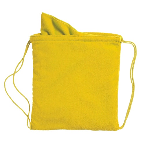 Logotrade promotional merchandise picture of: towel bag AP741546-02 yellow