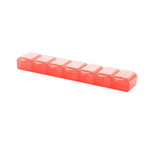 Logo trade promotional giveaway photo of: pillbox AP781016-05 red