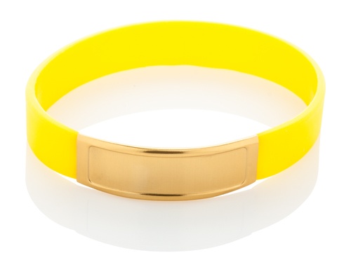 Logo trade promotional product photo of: Wristband AP809393-02, yellow