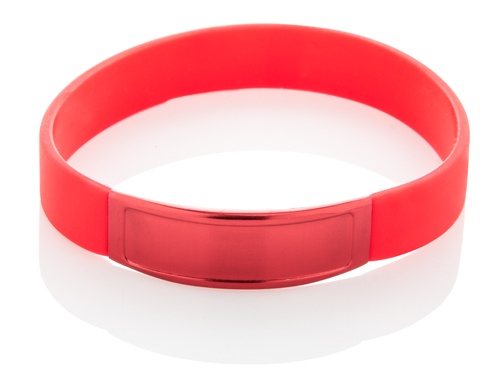 Logo trade promotional items picture of: Wristband AP809393-05, red