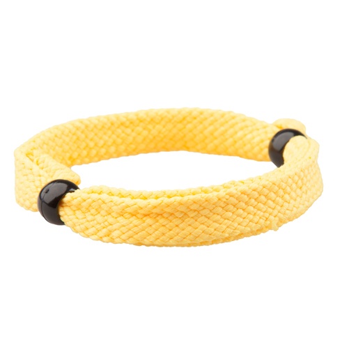 Logotrade advertising product image of: Textile bracelet, yellow