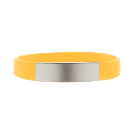 Logo trade business gift photo of: Wristband AP809399-02, yellow