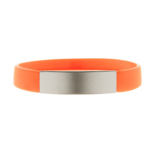 Logo trade promotional products image of: Wristband AP809399-03, orange