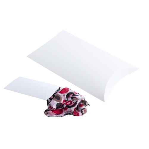 Logo trade advertising products picture of: Paper gift box, white