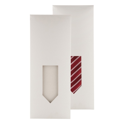 Logotrade promotional product image of: Paper-bag for tie, white