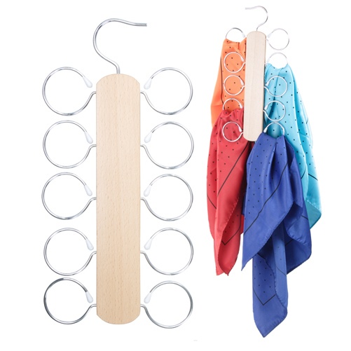 Logotrade promotional products photo of: Wooden scarf holder