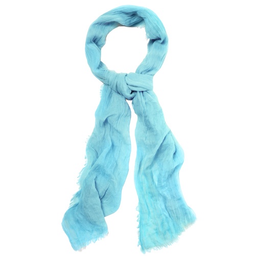 Logo trade promotional giveaway photo of: Ladies scarf, sky blue