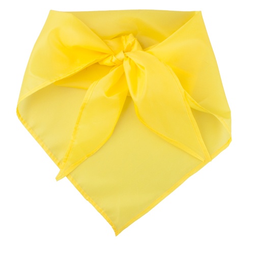 Logotrade promotional merchandise picture of: Triangle polyester scarf, yellow