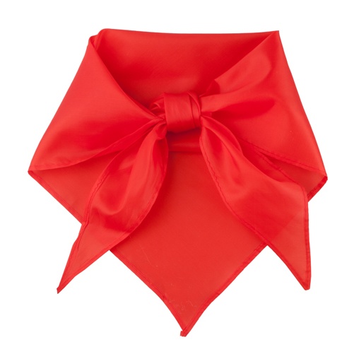 Logo trade promotional products image of: Triangle scarf, red
