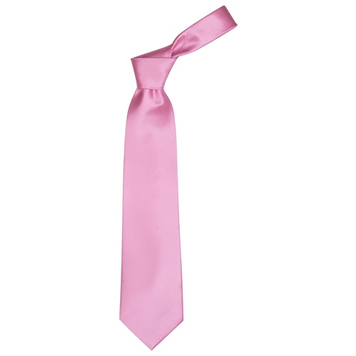 Logo trade promotional giveaway photo of: Pink polyester tie