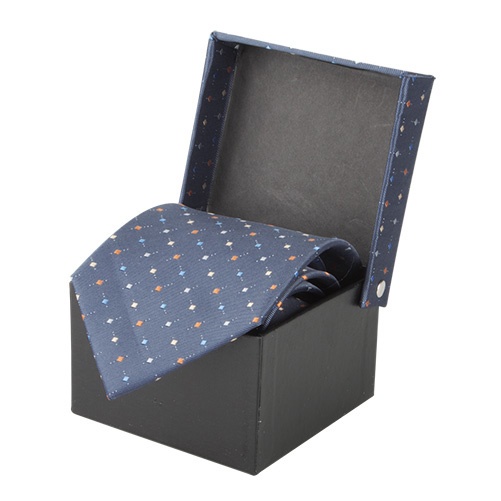 Logotrade promotional products photo of: Tie in a nice giftbox blue