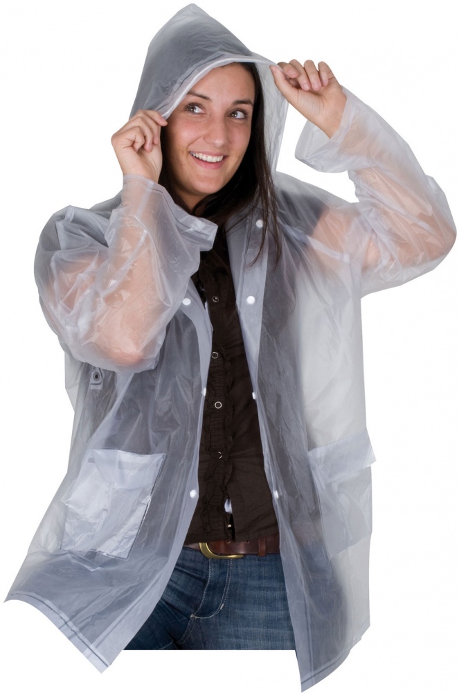 Logo trade advertising products picture of: Raincoat, transparent