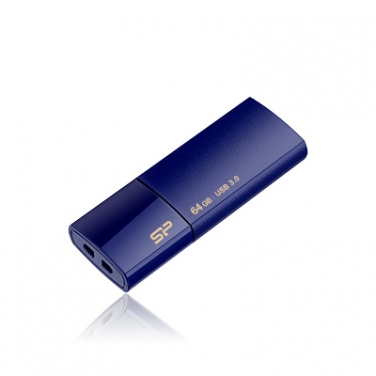 Logotrade promotional gift picture of: Pendrive Silicon Power 3.0 Blaze B05, blue