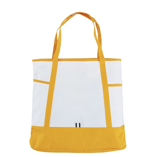 Logo trade promotional giveaways picture of: P-600D multipurpose bag, yellow